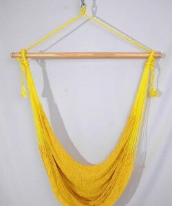 メキシカンハンモックチェア（ネット）  ラージ　「イエロー」