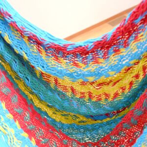 セール！メキシカンハンモックチェア（ネット）ラージ「マルチカラーB」