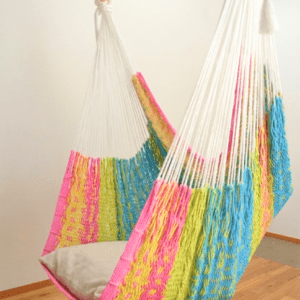 セール！メキシカンハンモックチェア（ネット）ラージ「マルチカラーC」