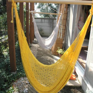 メキシカンハンモックチェア（ネット）  ラージ　「イエロー」