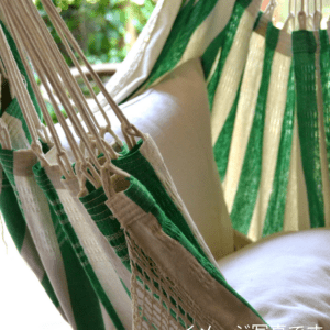 アウトレット！ブラジリアンハンモックチェア「グリーンライン」 布部分のみ（同梱不可）